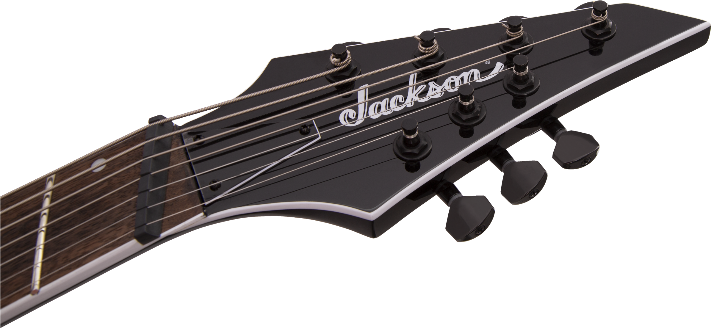 Jackson X Series Soloist Arch Top SLATX7Q MS Laurel Fingerboard Multi-Scale Transparent Blue Burst  2919914586