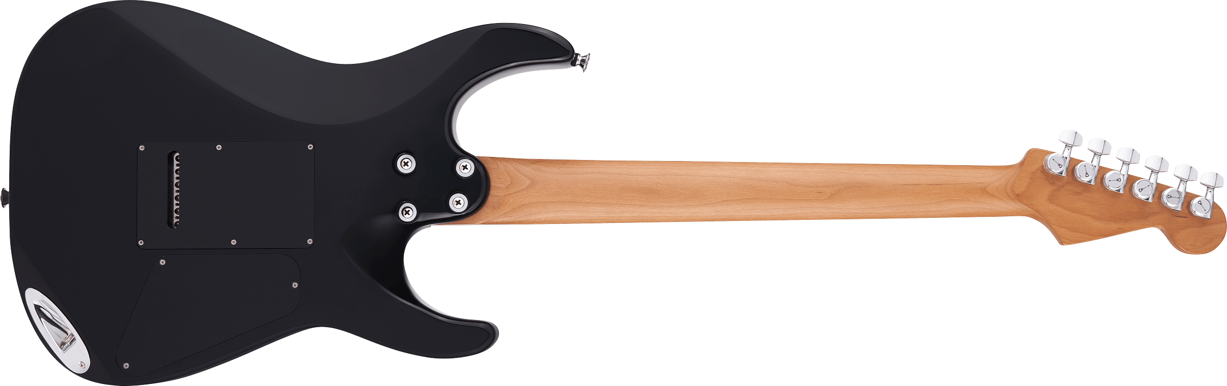 Charvel Pro-Mod DK24 HH 2PT CM Left Handed Caramelized Fingerboard, Gloss Black 2961411503