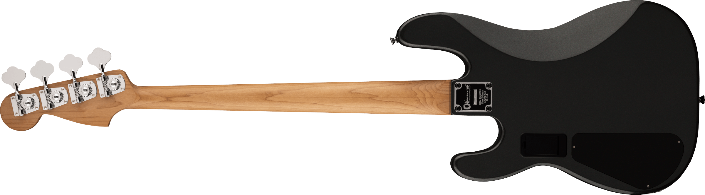 Charvel  Pro-Mod San Dimas Bass PJ IV, Caramelized Maple Fingerboard, Metallic Black 2963068595