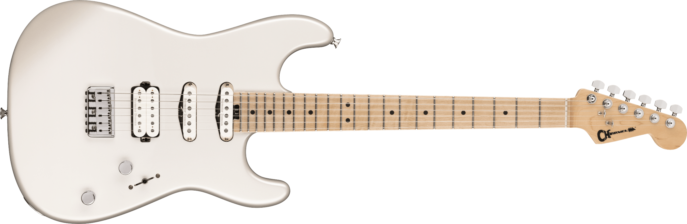 CHARVEL Pro-Mod San Dimas Style 1 HSS HT M Maple Fingerboard, Platinum Pearl 2965063576