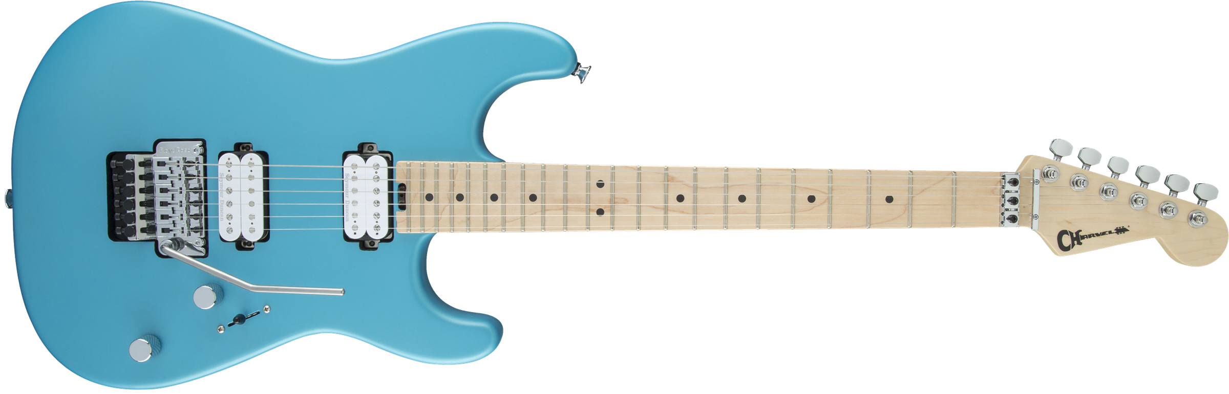 Charvel Pro-Mod San Dimas Style 1 HH FR Maple Fingerboard in Matte Blue Frost