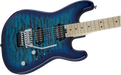 Charvel Pro-Mod San Dimas Style 1 HH FR Quilted Maple Top in Chlorine Burst