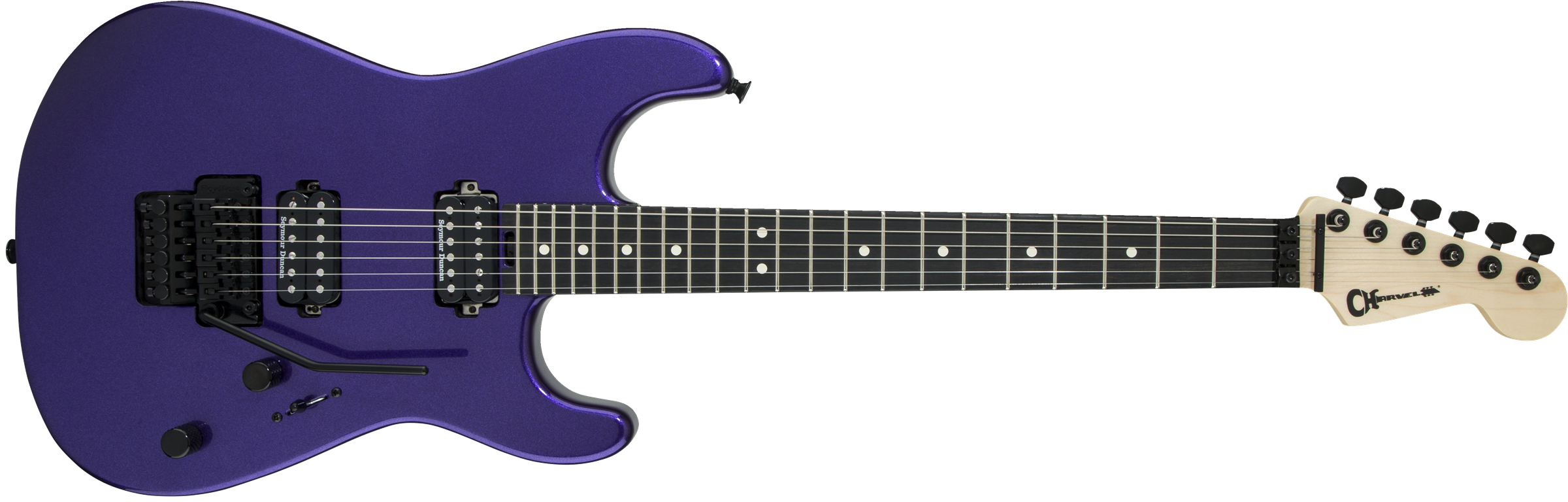 CHARVEL Pro-Mod San Dimas Style 1 HH FR E Ebony Fingerboard Deep Purple Metallic 2019