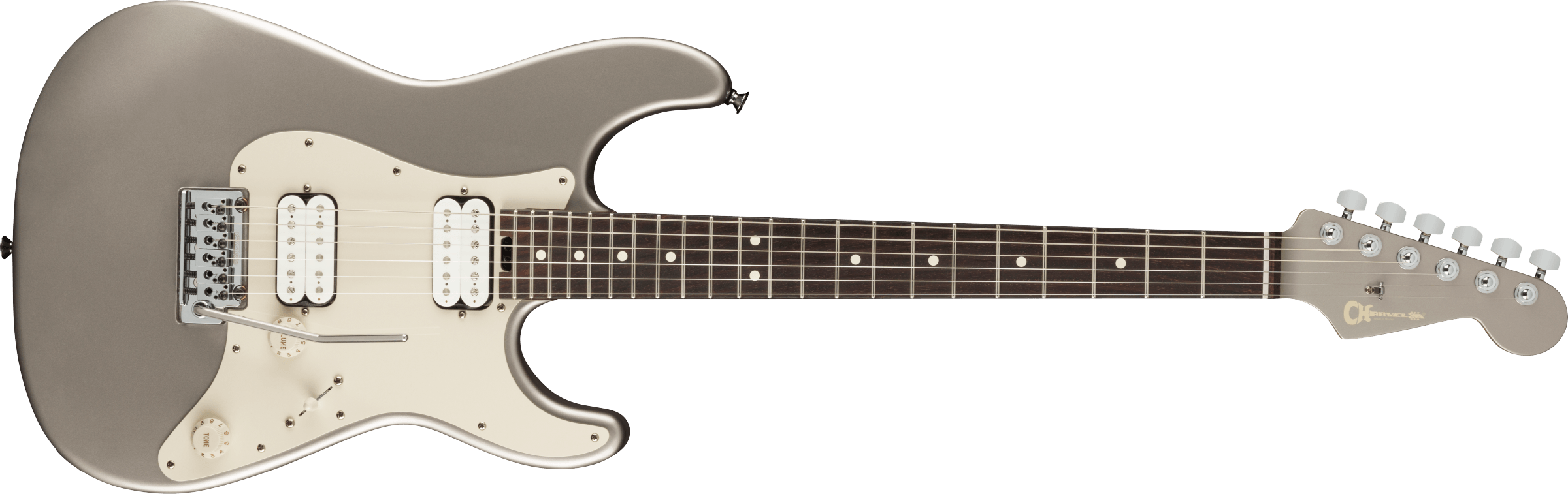 Charvel Prashant Aswani Signature Pro-Mod So-Cal PA28 Rosewood Fingerboard, Inca Silver MODEL 2966011521