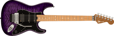 CHARVEL Marco Sfogli Signature Pro-Mod So-Cal Style 1 HSS FR CM QM, Caramelized Maple Fingerboard, Transparent Purple Burst 2966036592