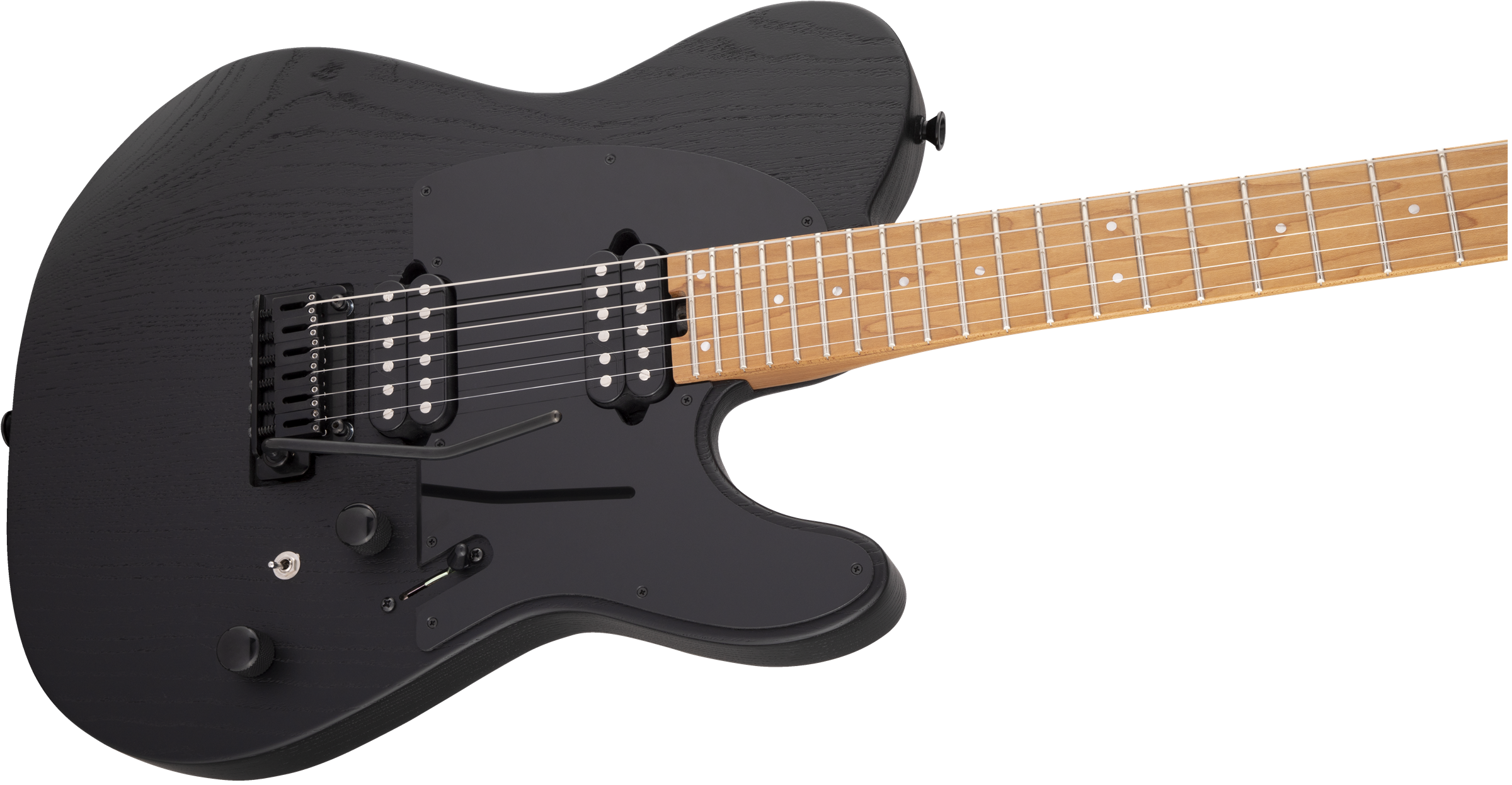 Charvel Pro-Mod So-Cal Style 2 24 HH 2PT CM Ash Caramelized Maple Fingerboard Black Ash 2966511503