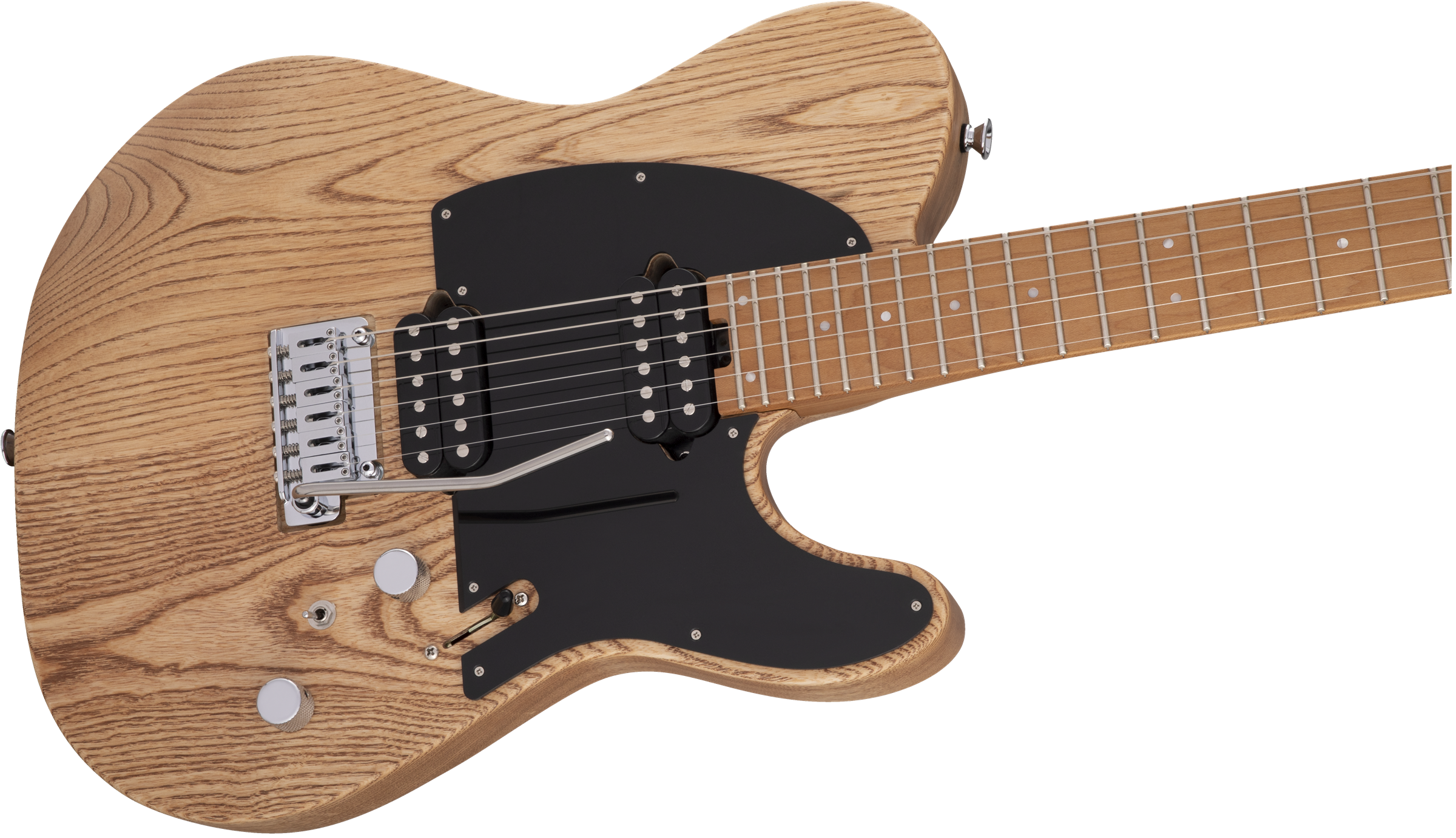Charvel Pro-Mod So-Cal Style 2 24 HH 2PT CM Ash Caramelized Maple Fingerboard Natural Ash 2966511557