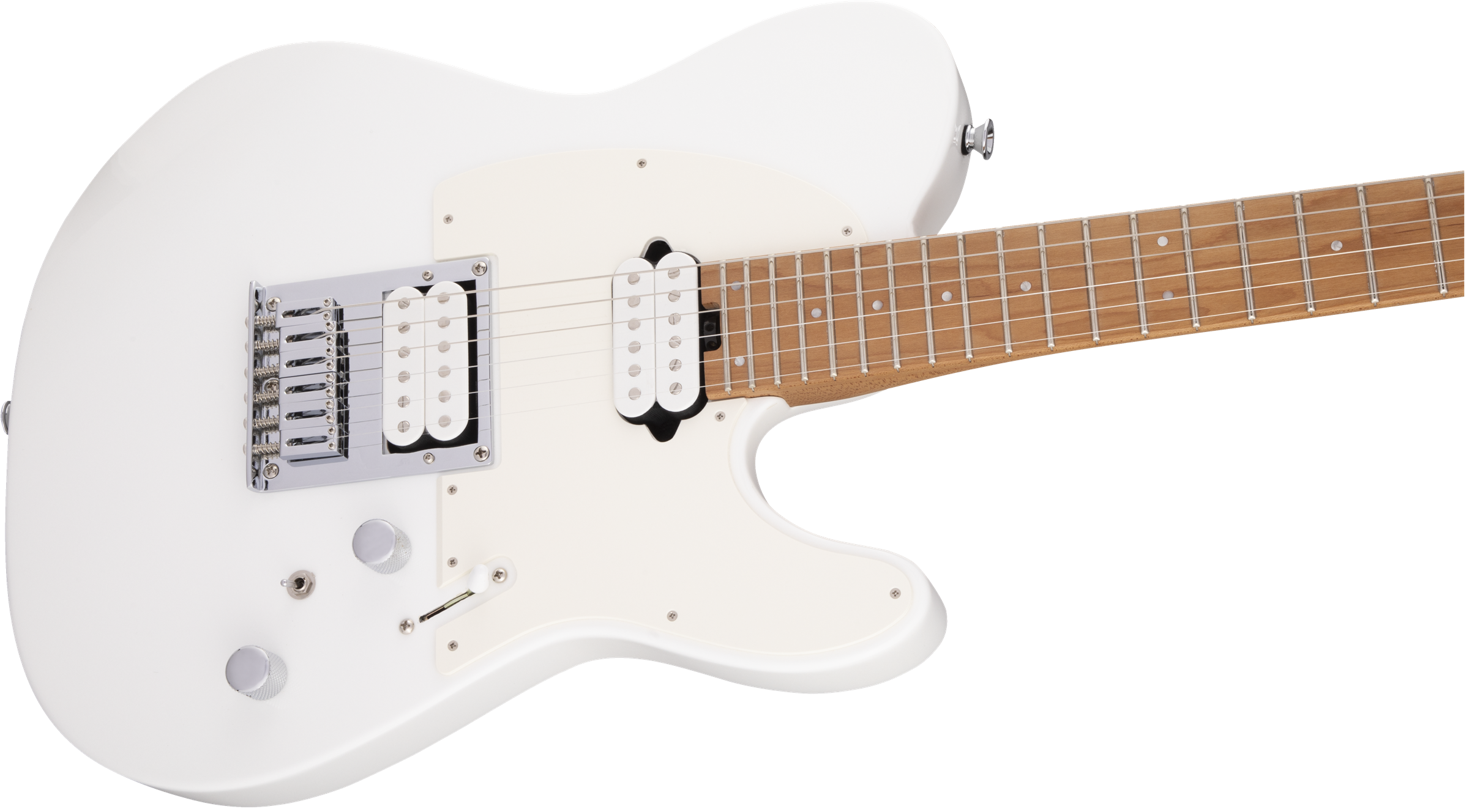 Charvel Pro-Mod So-Cal Style 2 24 HH HT CM Caramelized Maple Fingerboard Snow White 2966561576