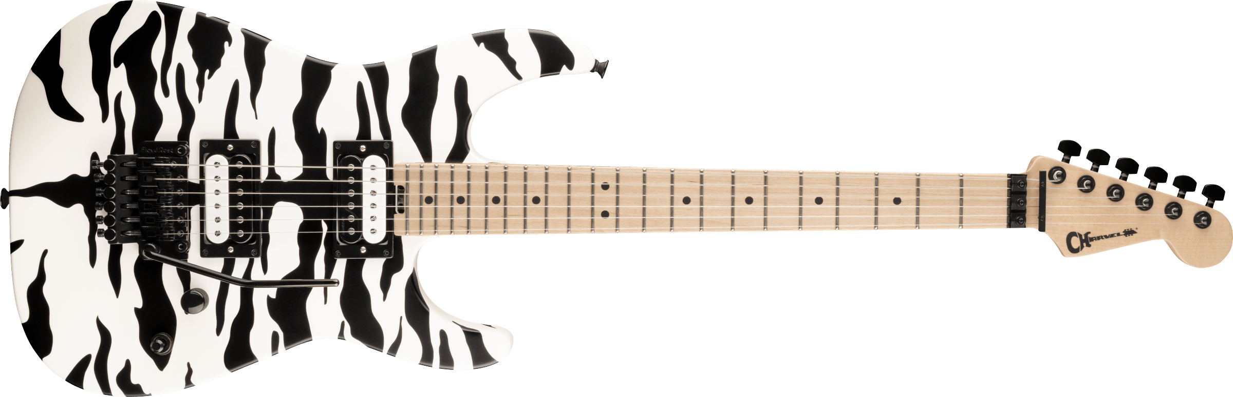 CHARVEL Satchel Signature Pro-Mod DK22 HH FR M Maple Fingerboard Satin White Bengal 2969001576 SERIAL NUMBER MC219274 - 7.8 LBS