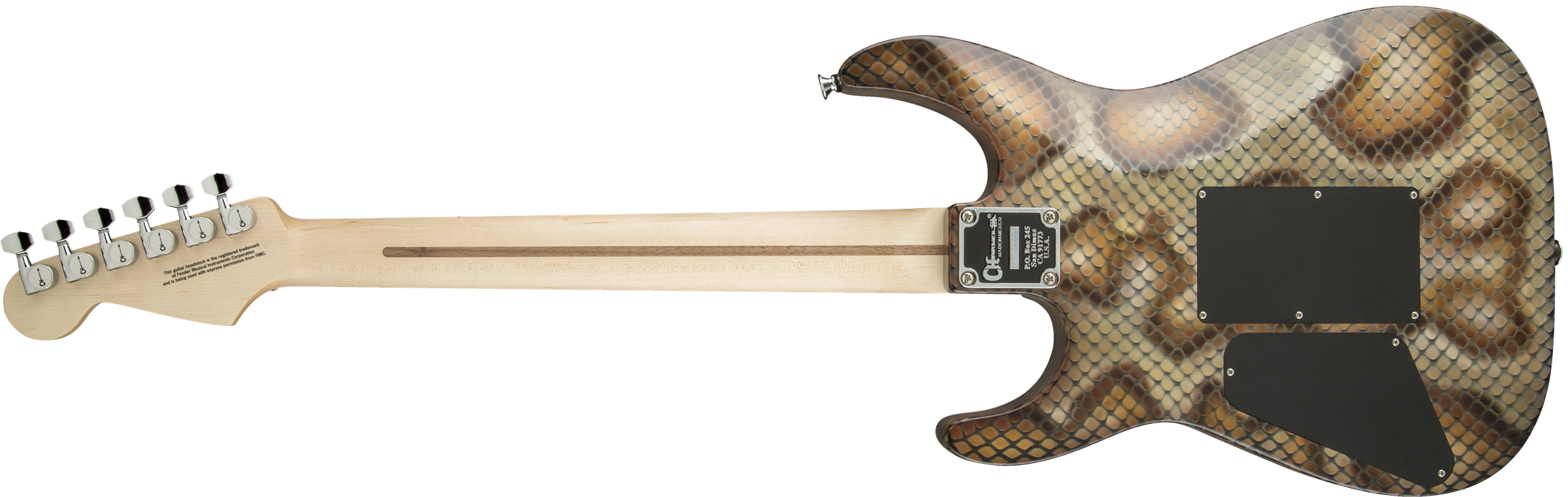 Charvel PM DK WDM SIGNATURE SNAKESKIN Warren DeMartini 2969197591 SERIAL NUMBER MC232901 - 7.4 LBS