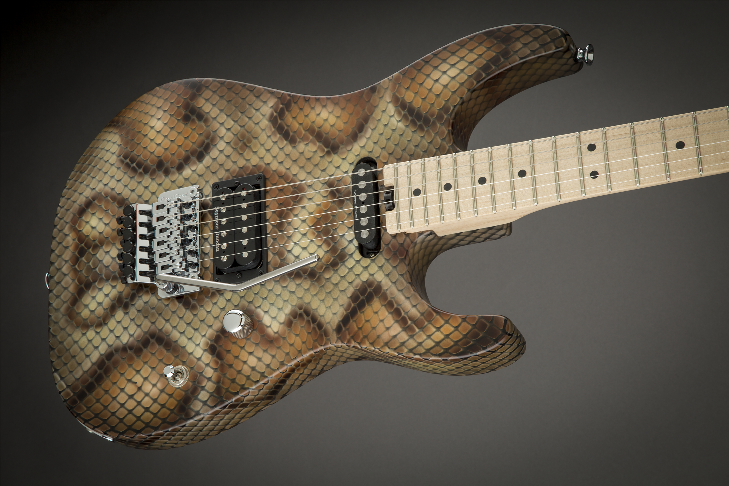 Charvel PM DK WDM SIGNATURE SNAKESKIN Warren DeMartini 2969197591 SERIAL NUMBER MC232901 - 7.4 LBS