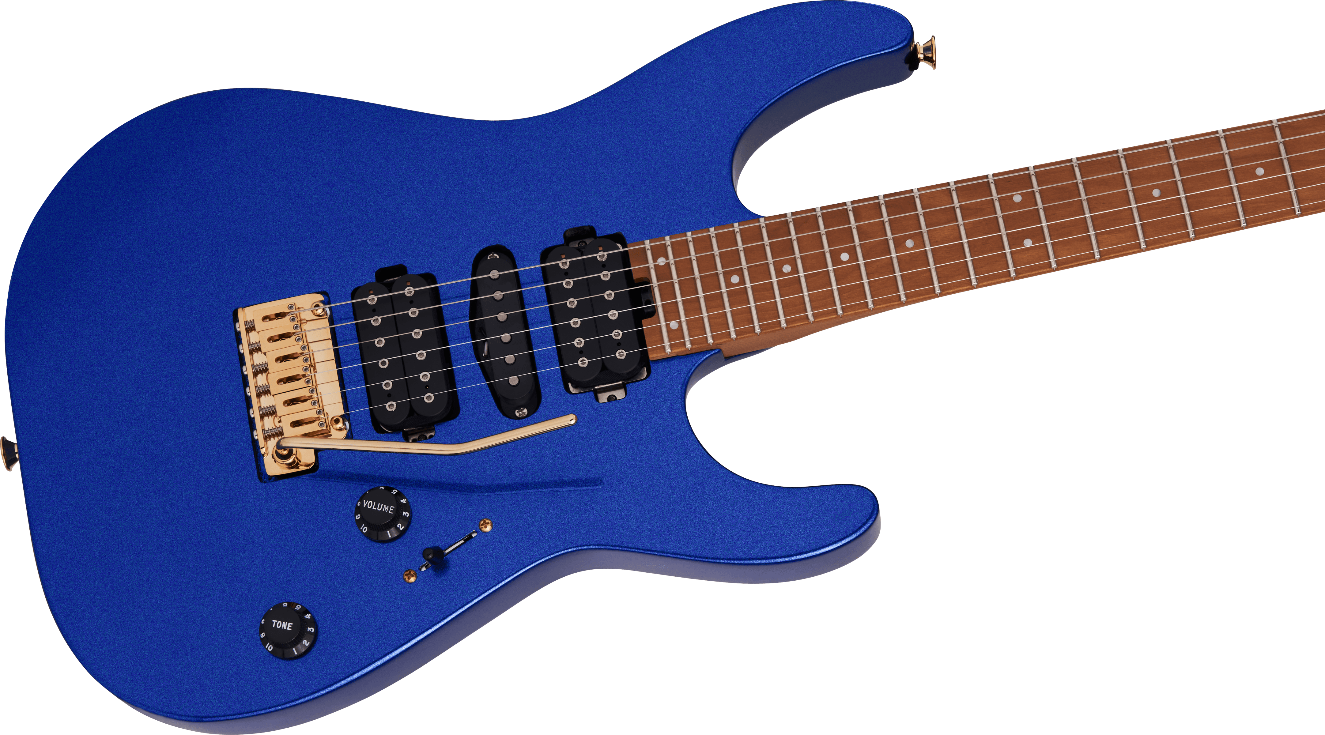 Charvel Pro-Mod DK24 HSH 2PT CM Caramelized Maple Fingerboard Mystic Blue 2969414527