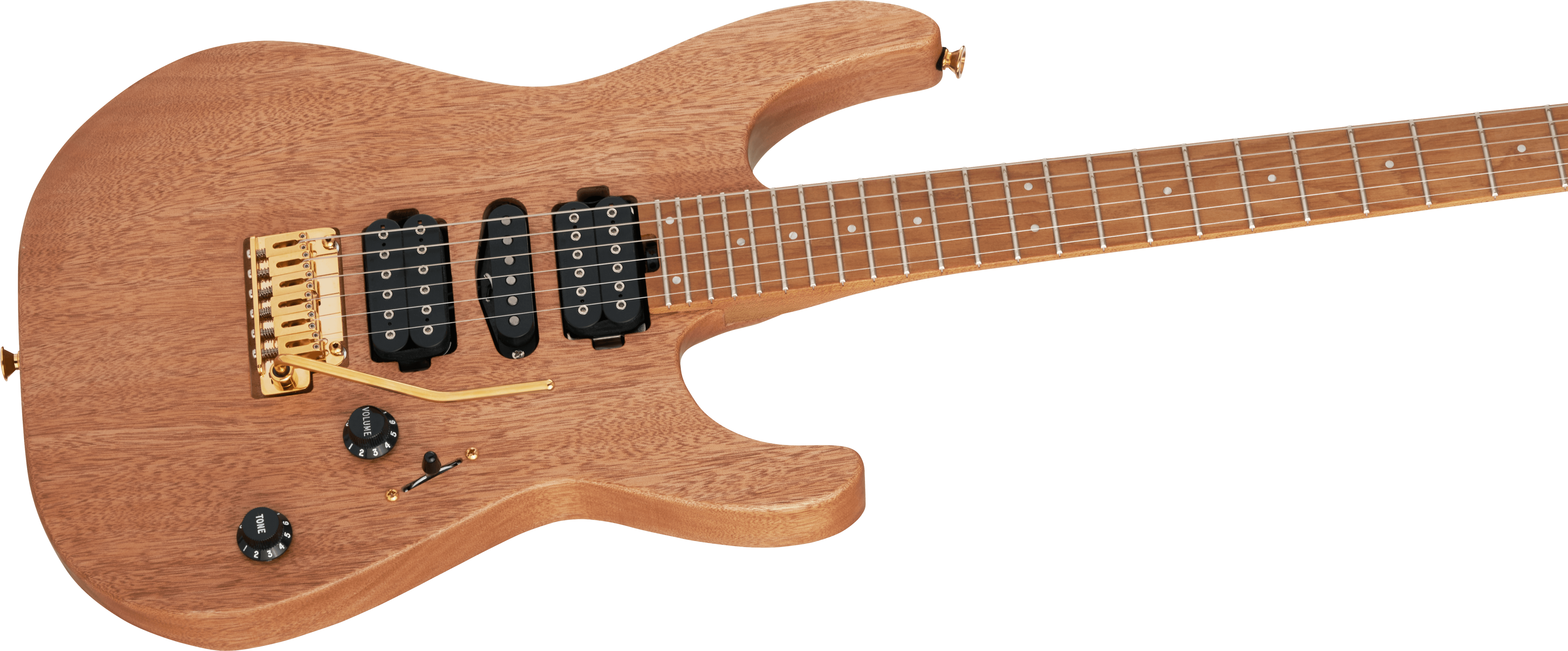 Charvel  Pro-Mod DK24 HSH 2PT CM Mahogan, Caramelized Maple Fingerboard Natural 2969434557