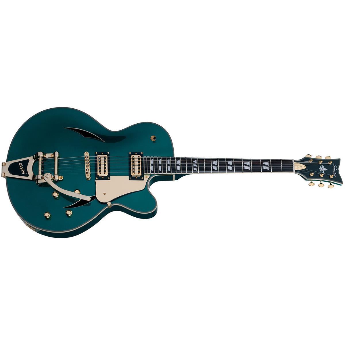 Schecter Retro Coupe 6-String Solid-Body Electric Guitar Dark Emerald Green 297-SHC
