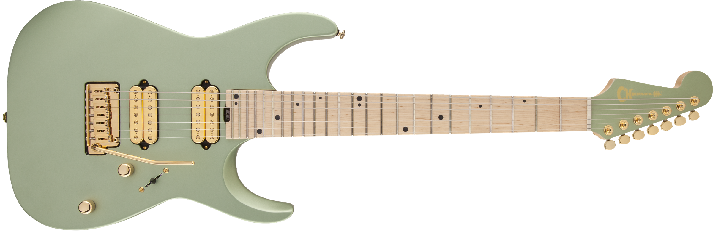 CHARVEL Angel Vivaldi Signature DK24-7 NOVA Maple Fingerboard Satin Sage Green 2019