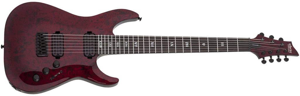 Schecter C-7 Apocalypse Electric Guitar Red Reign 3056-SHC — L.A.