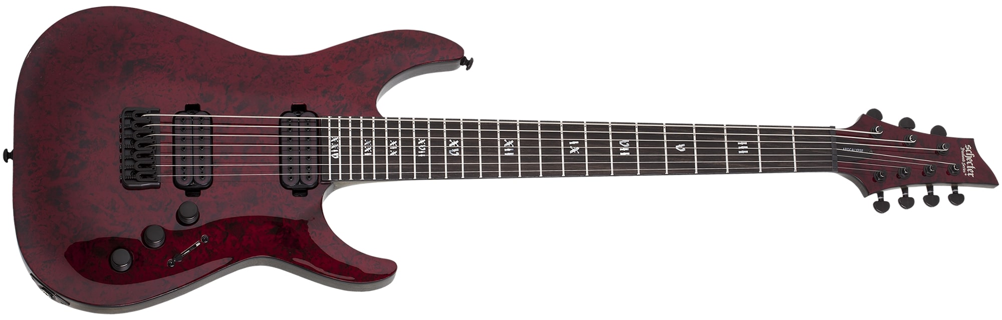 Schecter C-7 Apocalypse Electric Guitar Red Reign 3056-SHC