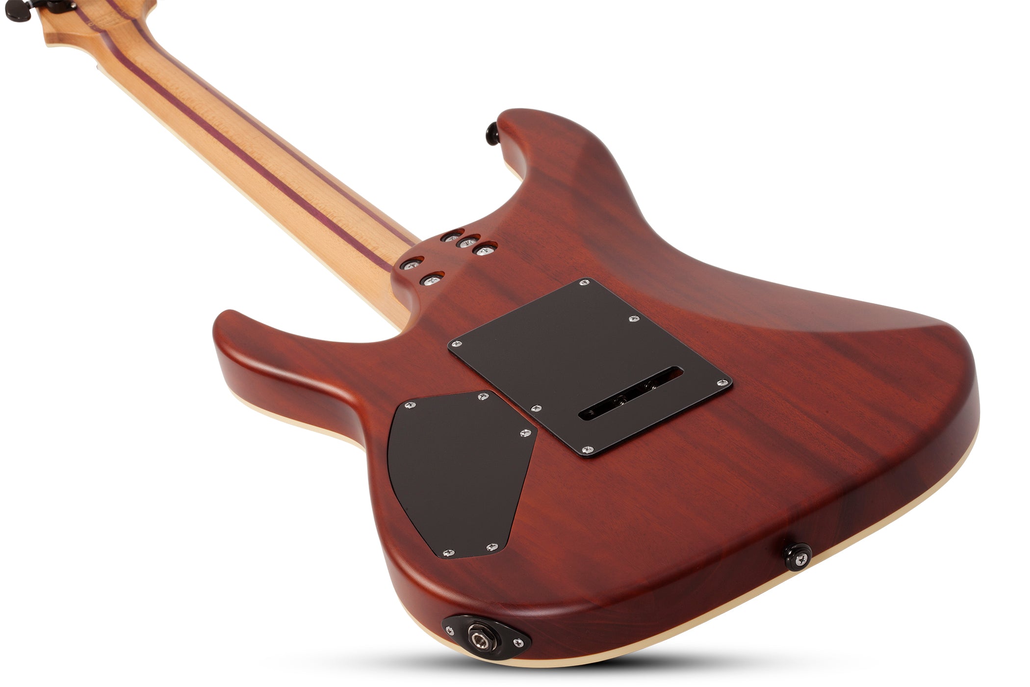 Schecter C-1 Exotic Spalted Maple Electric Guitar, Satin Natural Vintage Burst 3338-SHC