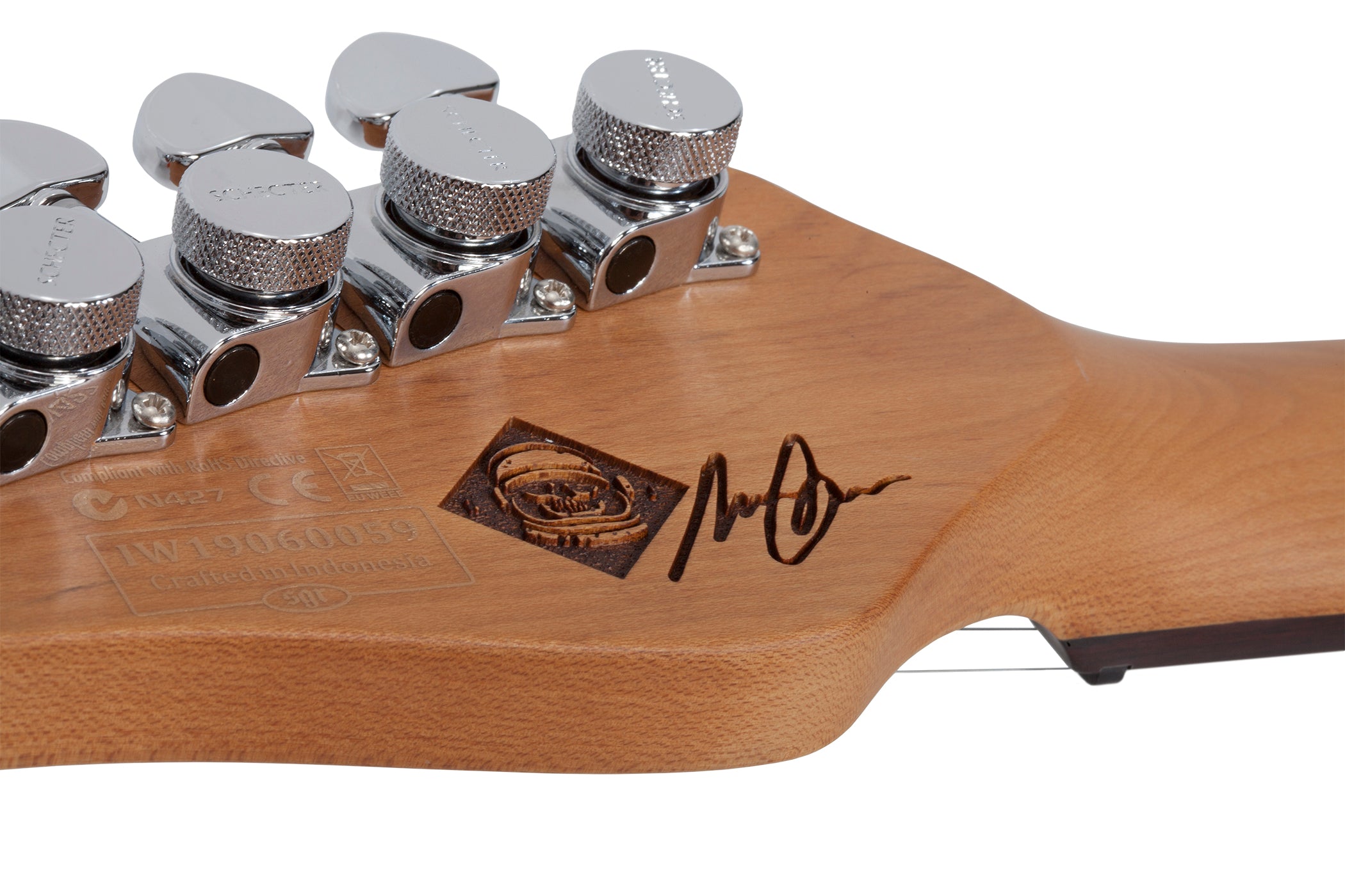 Schecter Nick Johnston Traditional SSS 6-String Electric Guitar, Atomic Frost 367-SHC