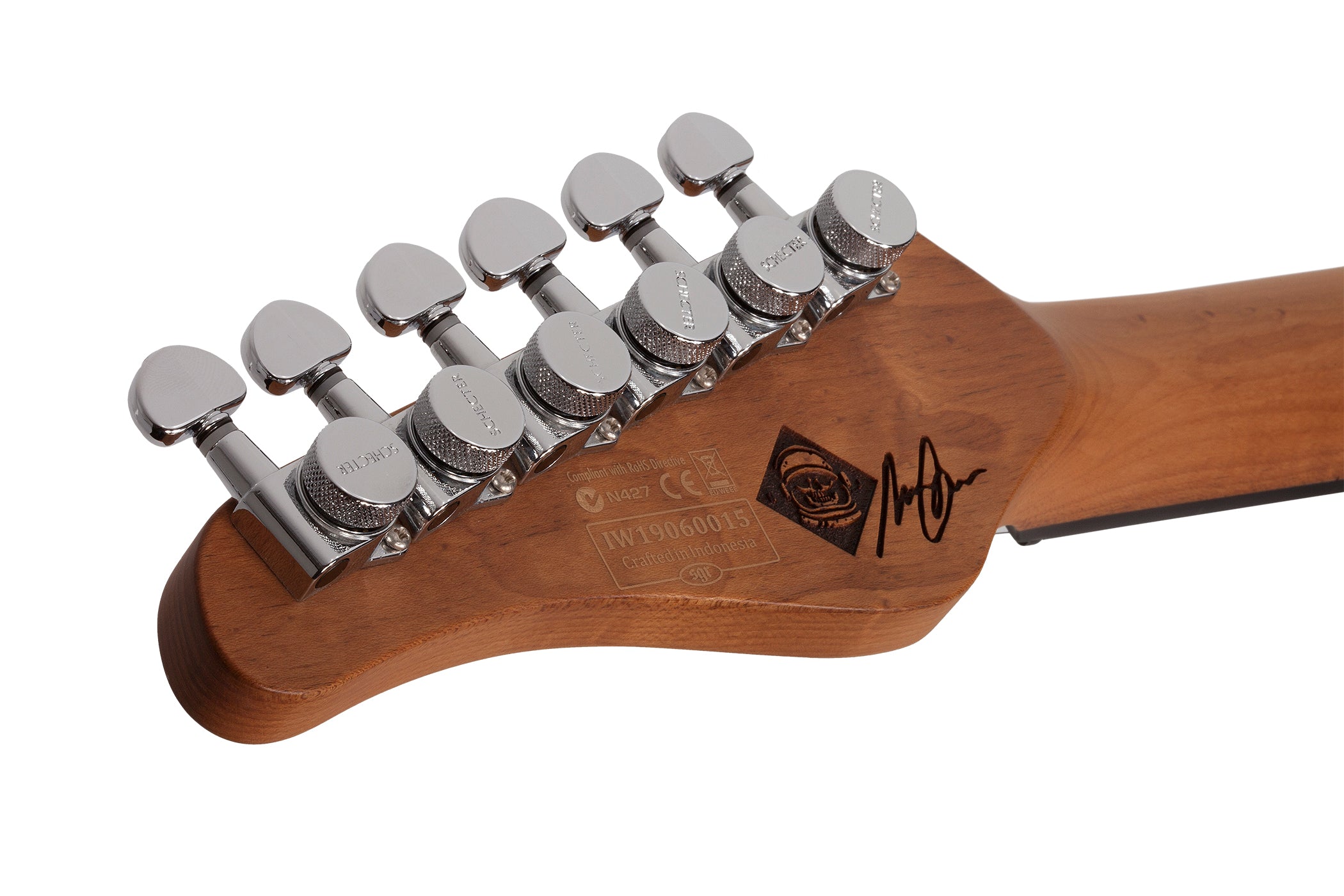 Schecter Nick Johnston Traditional SSS 6-String Electric Guitar Atomic Snow 368-SHC