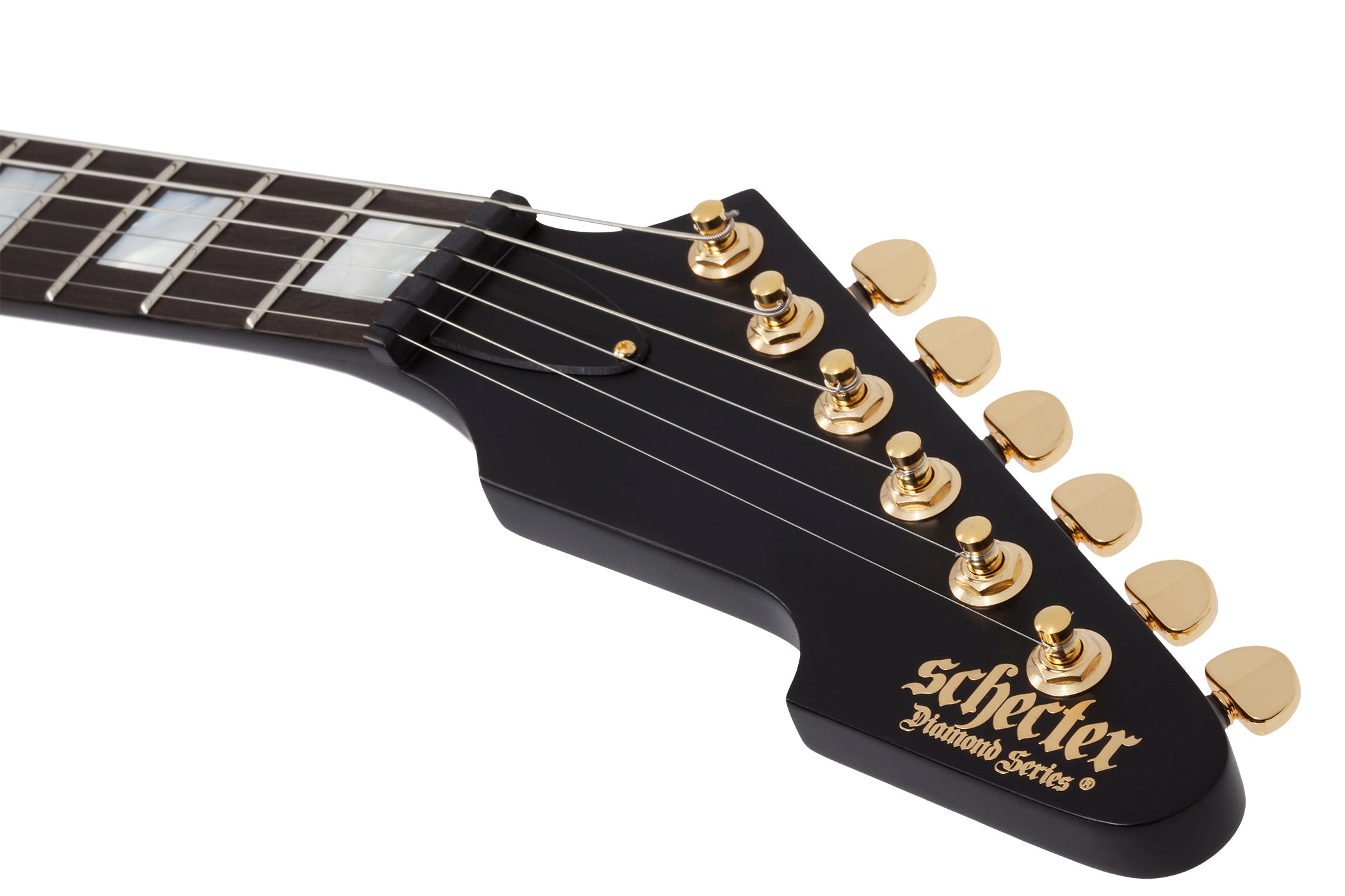 Schecter Cesar Soto E-1 Signature Electric Guitar Satin Black 369-SHC