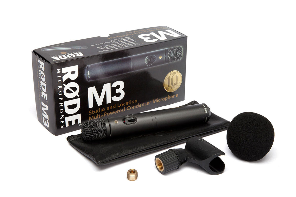 Rode Microphones M3 Multi Powered Small Diaphragm Condenser Microphone OPEN BOX