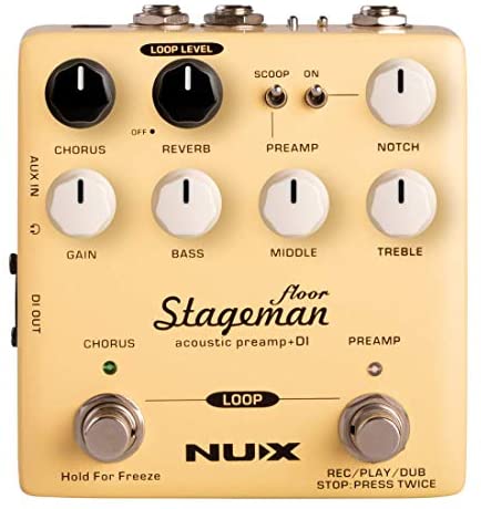 NUX Stageman Floor Acoustic Preamp & DI STAGEMANFLOOR