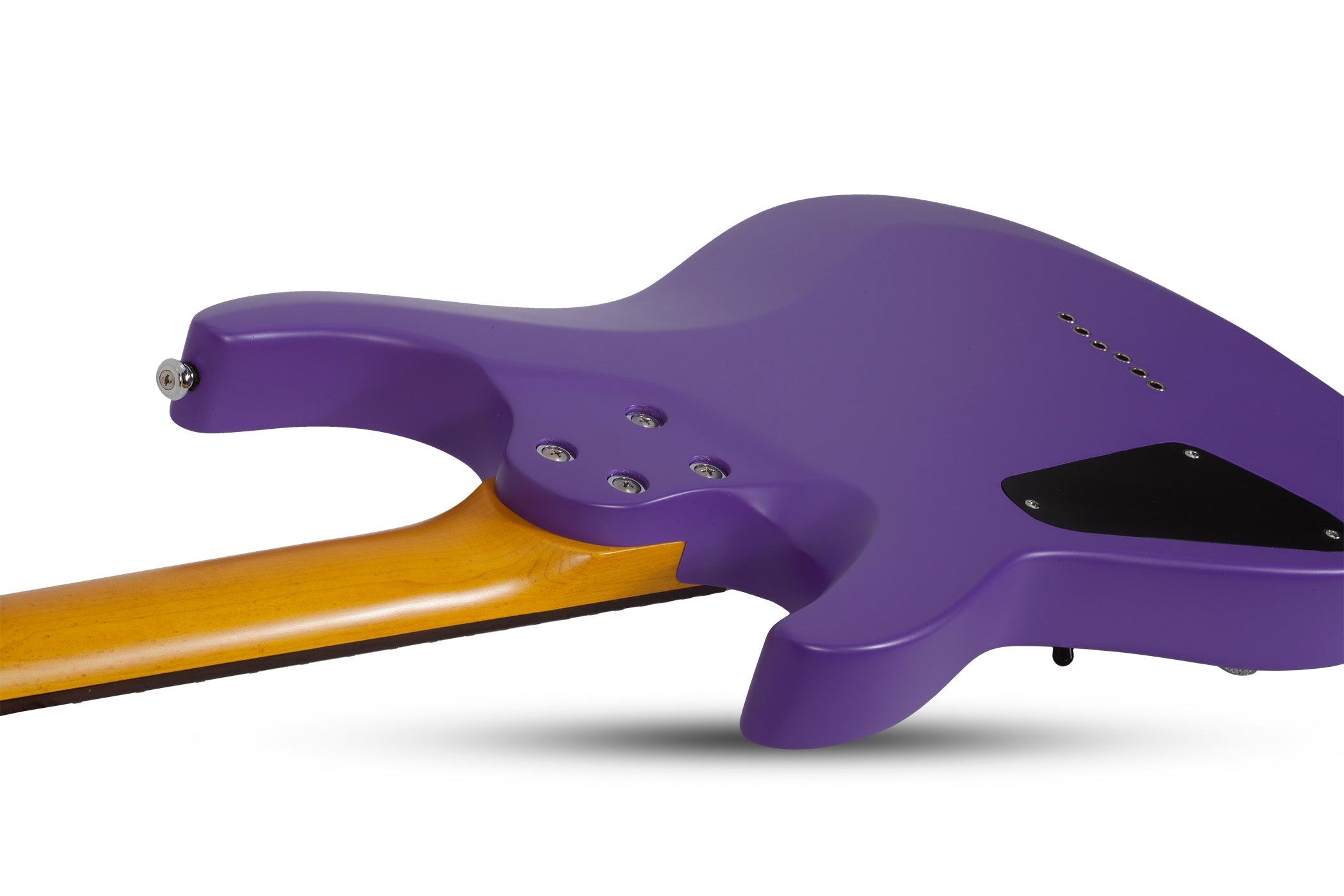 Schecter C-6 Deluxe 6-String Electric Guitar Satin Purple 429-SHC
