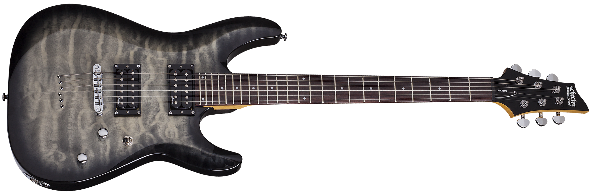 Schecter C-6-PLUS-CB Charocal Burst 446-SHC