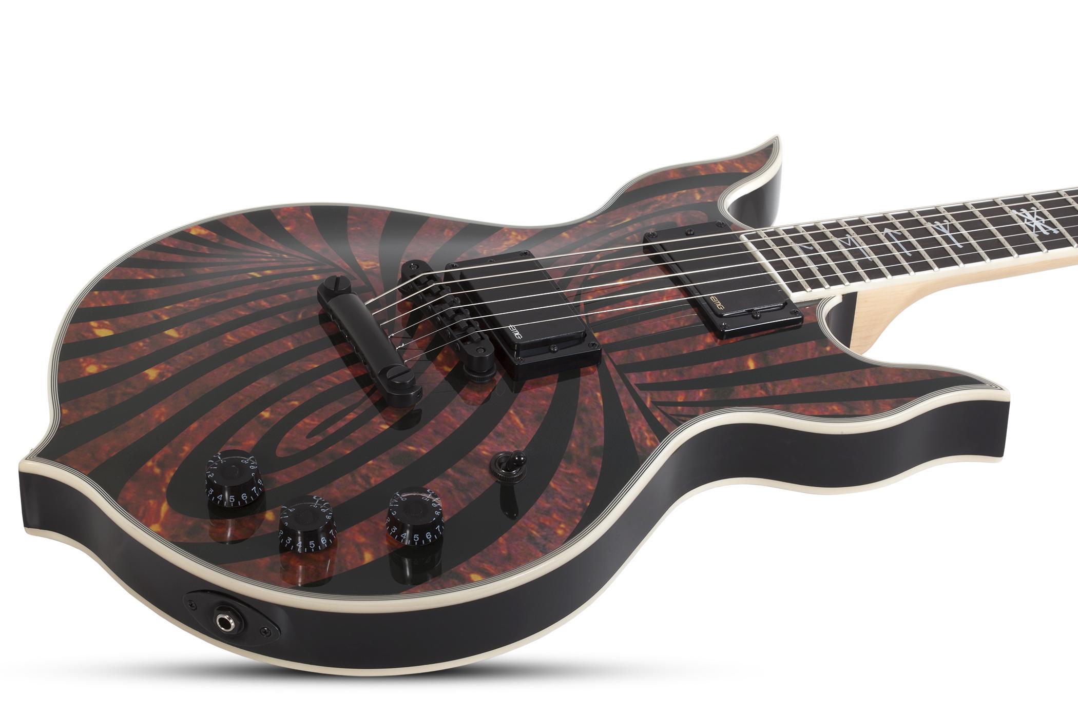 Wylde Audio Heathen Grail Tortoise Black Blizzard Electric Guitar, Tortoise Black Blizzard 4550-SHC