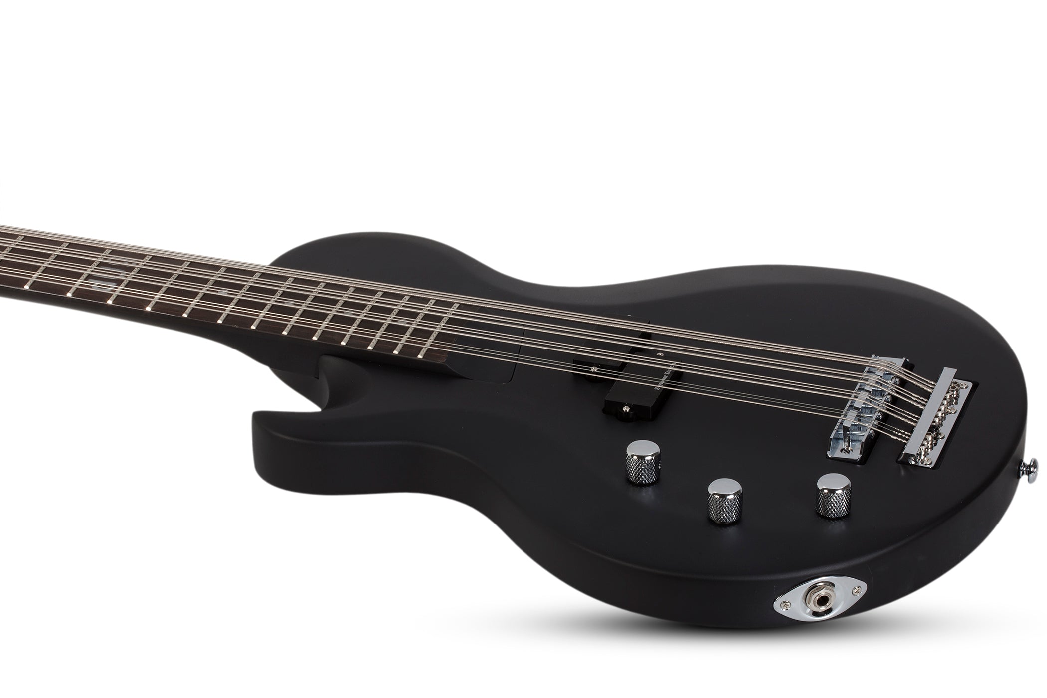 Schecter Dug Pinnick DP-12 Left Handed Electric Bass Satin Black 460-SHC