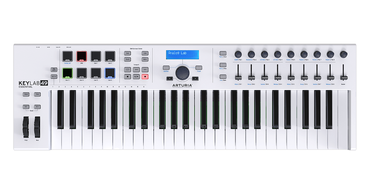 Arturia KEYLAB ESSENTIAL 49 Easy to Use 49 key controller Packed with Features