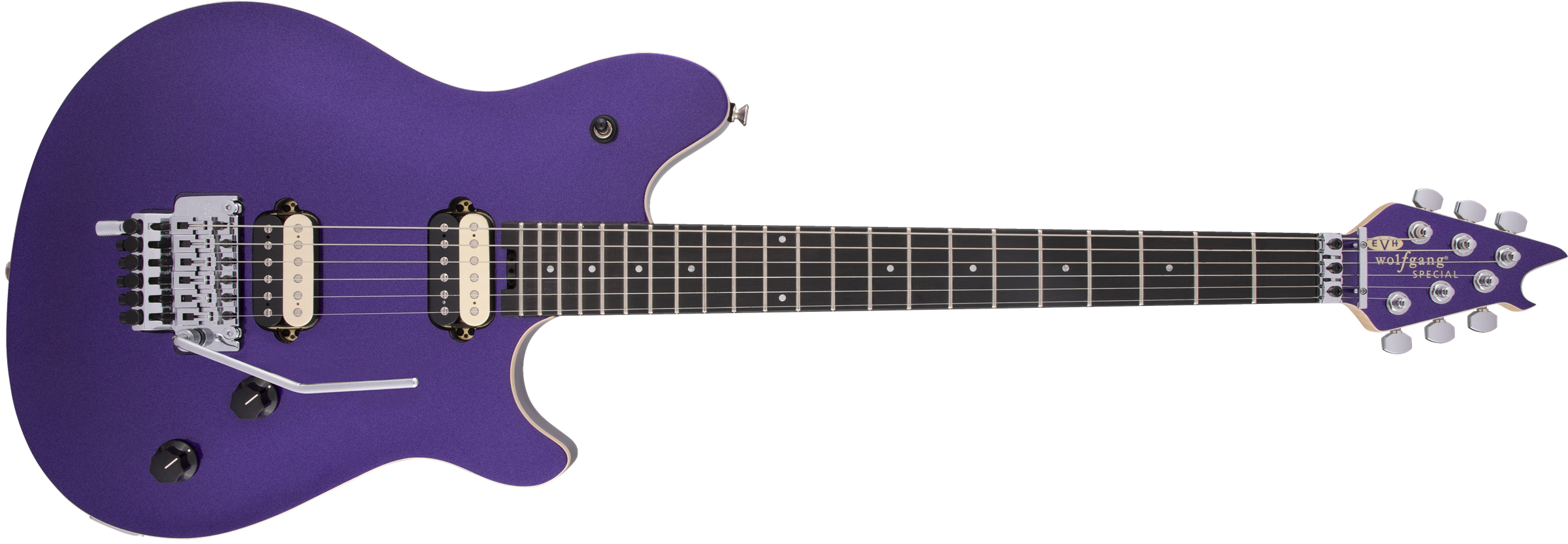 EVH Wolfgang Special Ebony Fingerboard Deep Purple Metallic 5107701552 SERIAL NUMBER WG222192M - 7.2 LBS