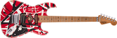 EVH Striped Series Frankie Red - White - Black Relic 5107900503