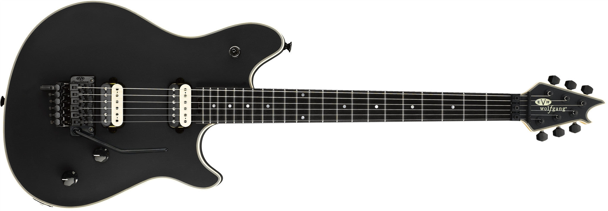 EVH USA Wolfgang Stealth, Ebony Fingerboard, Stealth Black with EVH USA Wolfgang Stealth, Ebony Fingerboard, Stealth Black with