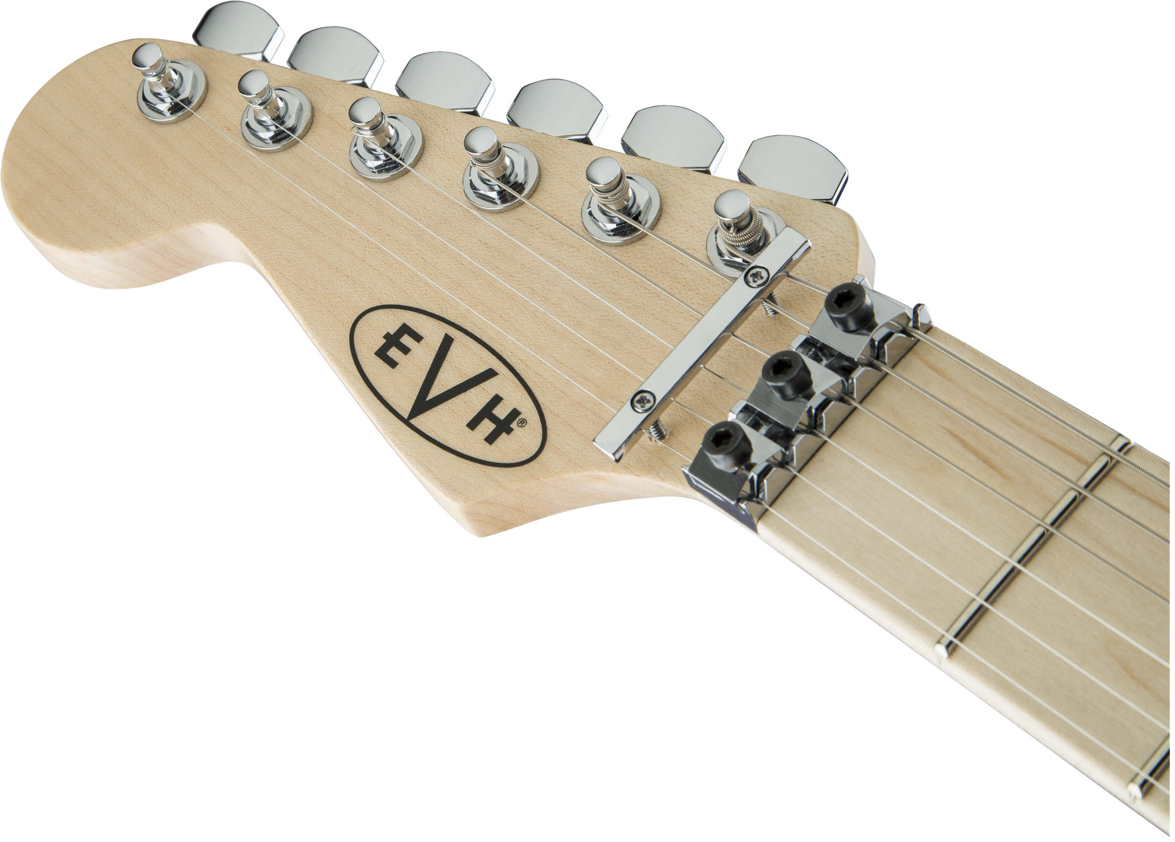 EVH Striped Series LEFT HANDED Red, Black, White, Maple Fingerboard, Red, Black and White Stripes 5107912503