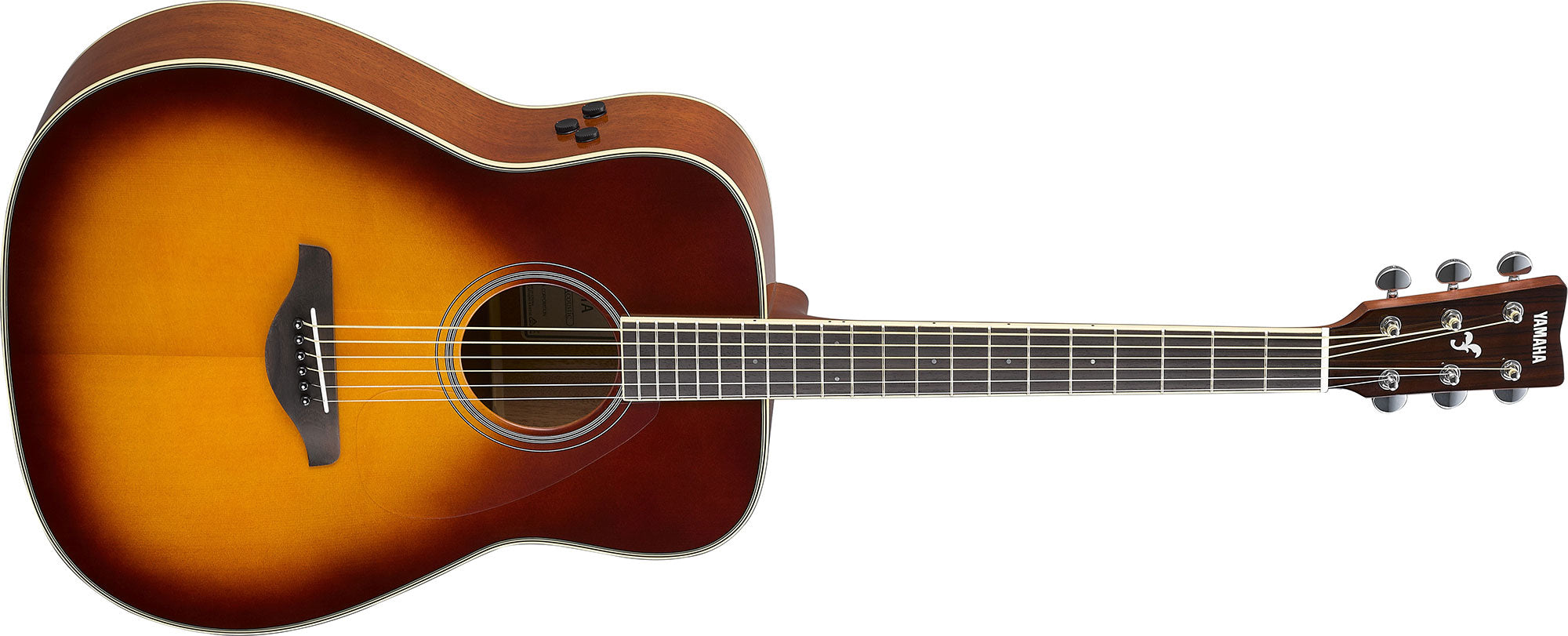 Yamaha FGTA BS Acoustic Electric Guitar Brown Sunburst