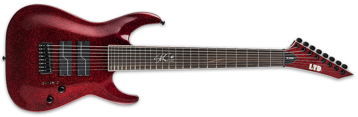 ESP LTD STEPHEN CARPENTER SIGNATURE GUITAR SC-608B RED SPARKLE - L.A. Music - Canada's Favourite Music Store!