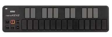 Korg Black Slimline 25-Key Velocity-Sensitive"USB Controller NANOKEY2-BK - L.A. Music - Canada's Favourite Music Store!