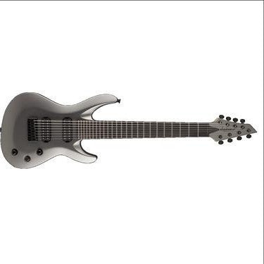 Jackson USA Select B8DX, Ebony Fingerboard, Neck-Thru, DiMarzio Pickups, with Case, Satin Gray 2808082822 - L.A. Music - Canada's Favourite Music Store!