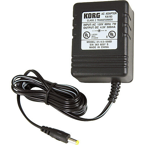 Korg KA193 4.5V Adapter for PX4, PX4B, and PXR4 - L.A. Music - Canada's Favourite Music Store!