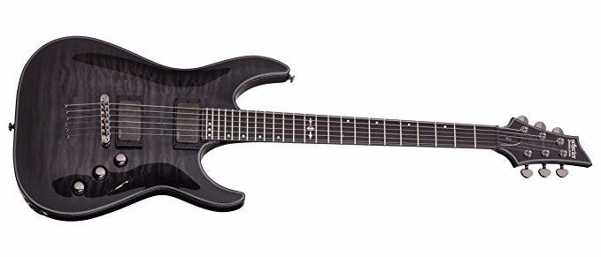 Schecter HR-HYBRID-C-1-TBB Hellraiser Hybrid C-1 Trans Black Burst 1922-SHC