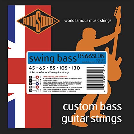 Roto Sound RS665LDN Nickle 5 String Bass 45-130 Bass Strings