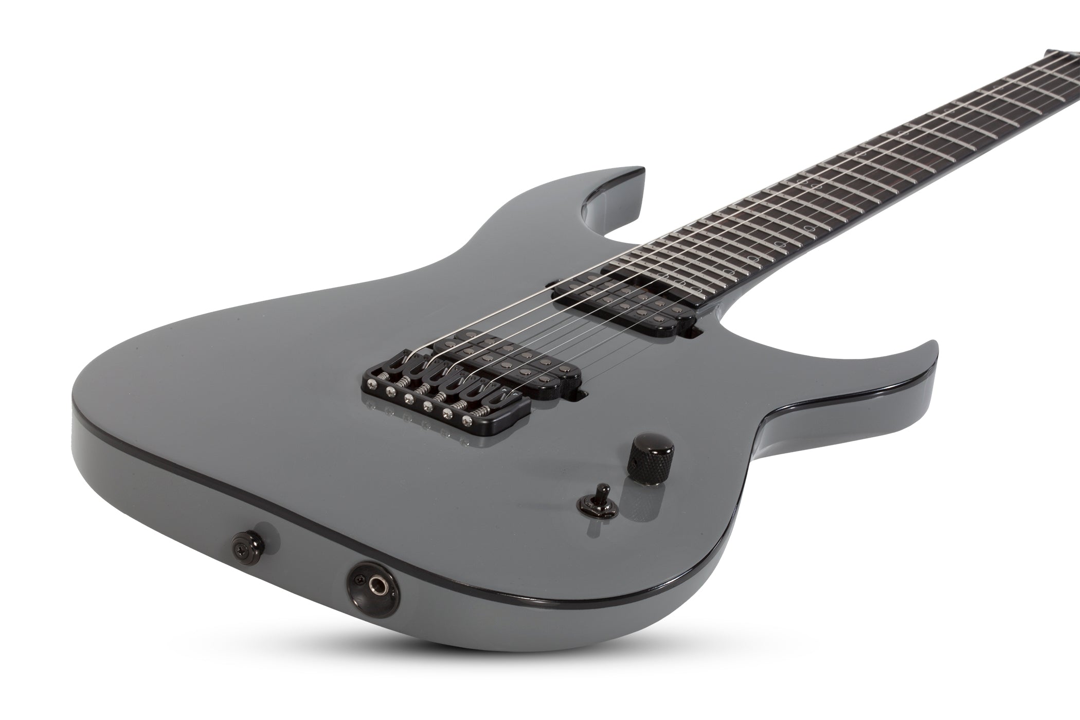 Schecter Keith Merrow KM-6 Mk-III Hybrid Electric Guitar, Telesto Grey 842-SHC