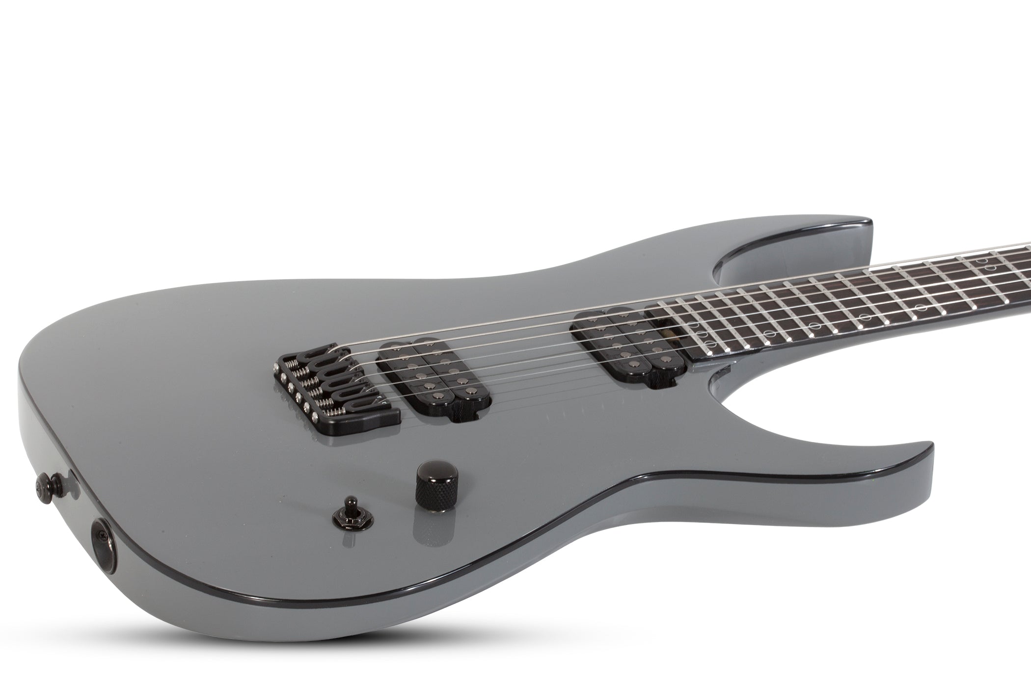 Schecter Keith Merrow KM-6 Mk-III Hybrid Electric Guitar, Telesto Grey 842-SHC