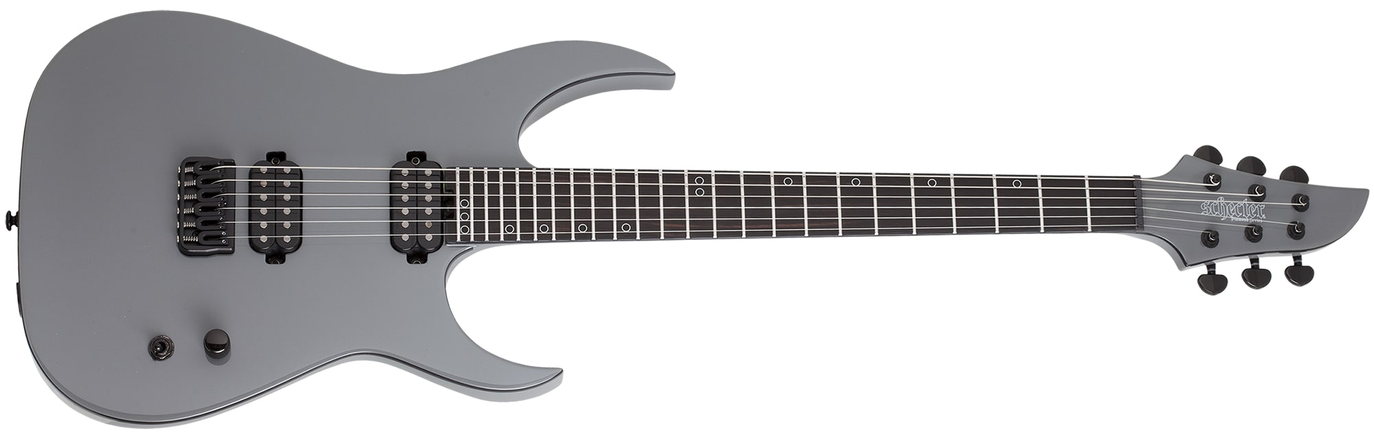 Schecter Keith Merrow KM-6 Mk-III Hybrid Electric Guitar, Telesto Grey 842-SHC