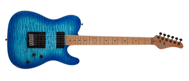 Schecter PT PRO Maple Fretboard Electric Guitar Trans Blue Burst 864-SHC