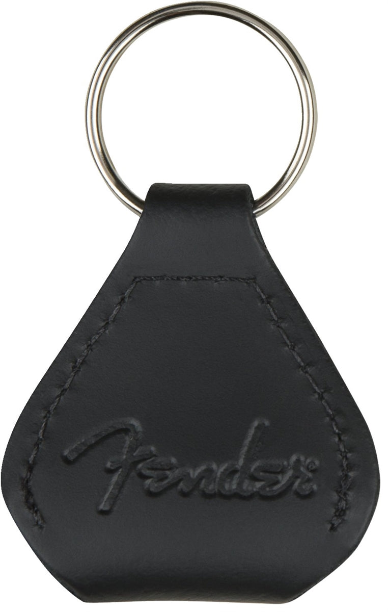 Fender Leather Pick Holder Keychain, Black