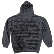Fender Pullover Sweatshirt Black with Red Hood XL L.A. Music