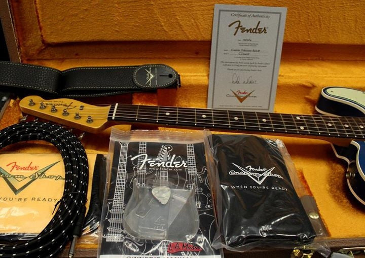 Fender Custom Shop Master Built Dale Wilson Telecaster'' Relic Lake Placid Blue 9216008098 - L.A. Music - Canada's Favourite Music Store!